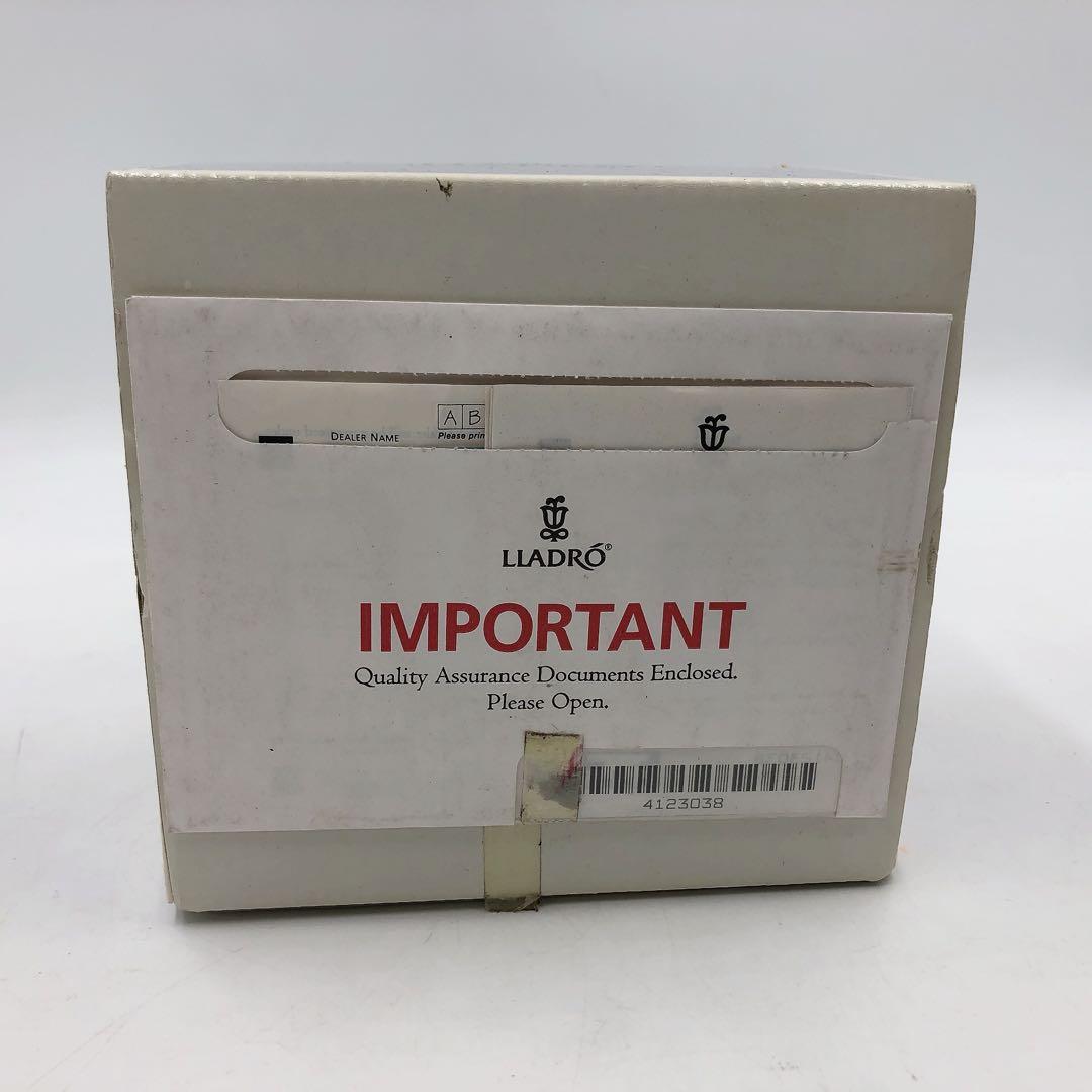 3AAM36 箱付き LLADROリヤドロ　ピエロ　「仔犬を持つピエロ」