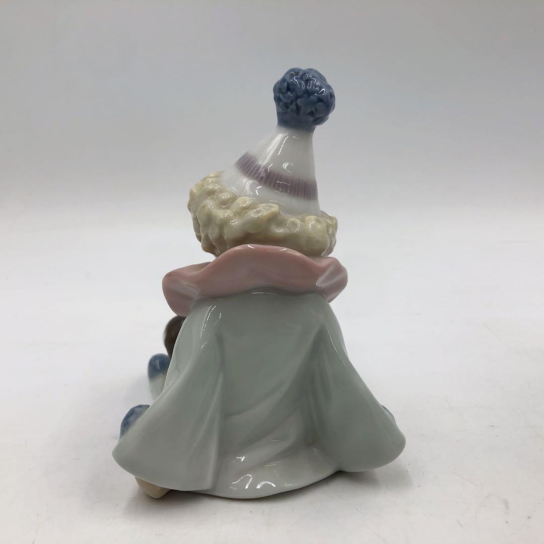 3AAM36 箱付き LLADROリヤドロ　ピエロ　「仔犬を持つピエロ」