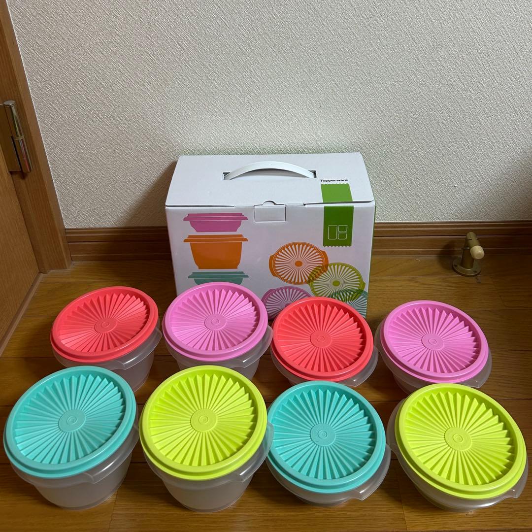 新品未使用 Tupperware ベルポピー&ミニポピー 8個セット ギフト