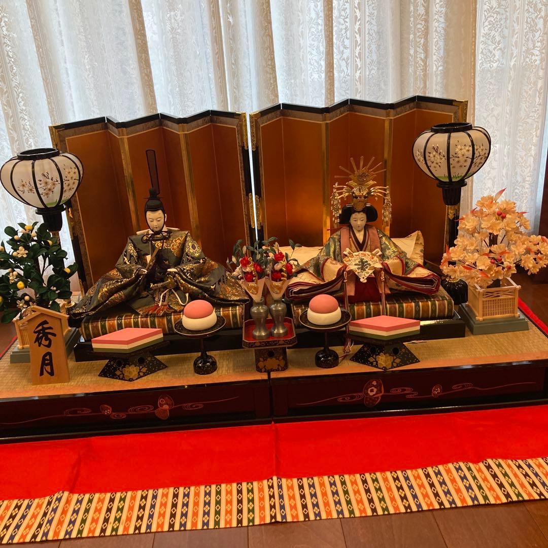 秀月　雛人形　親王飾り　ひな祭り　初節句　⚠️購入前にコメント下さい！3分割します