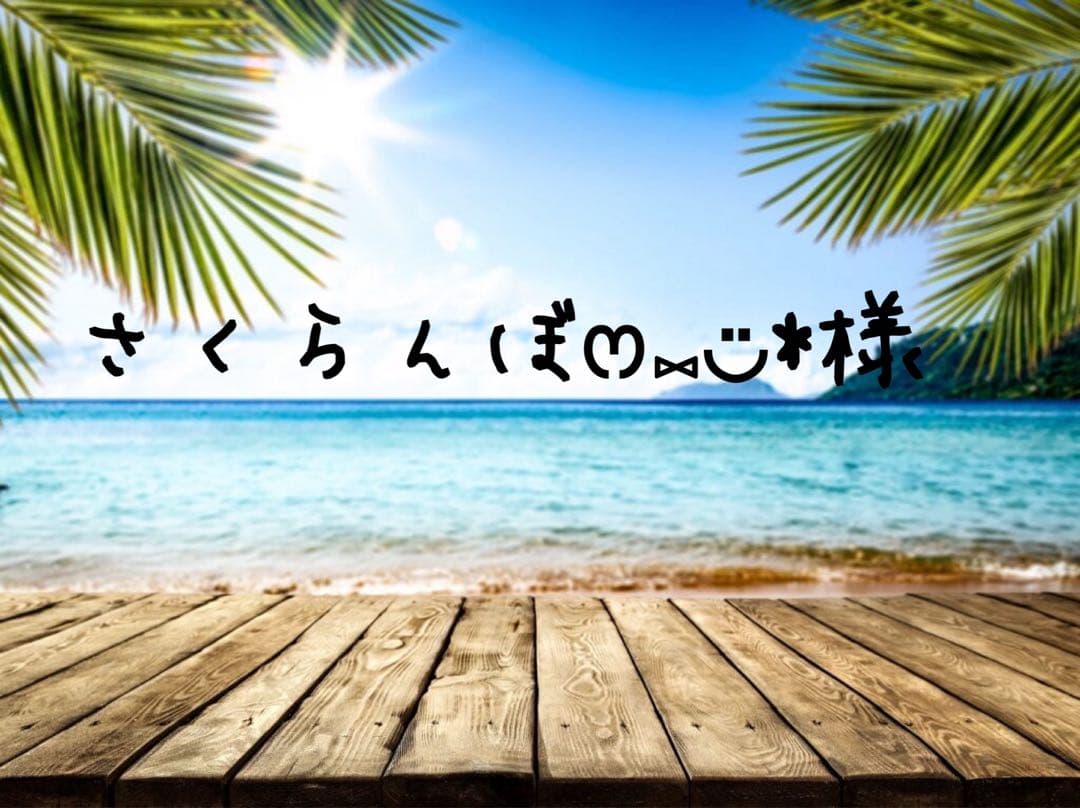 さくらんぼ❤︎⑅‪‪‪‪‪‪‪◡̈*‪‪様 ご確認用☺︎✨