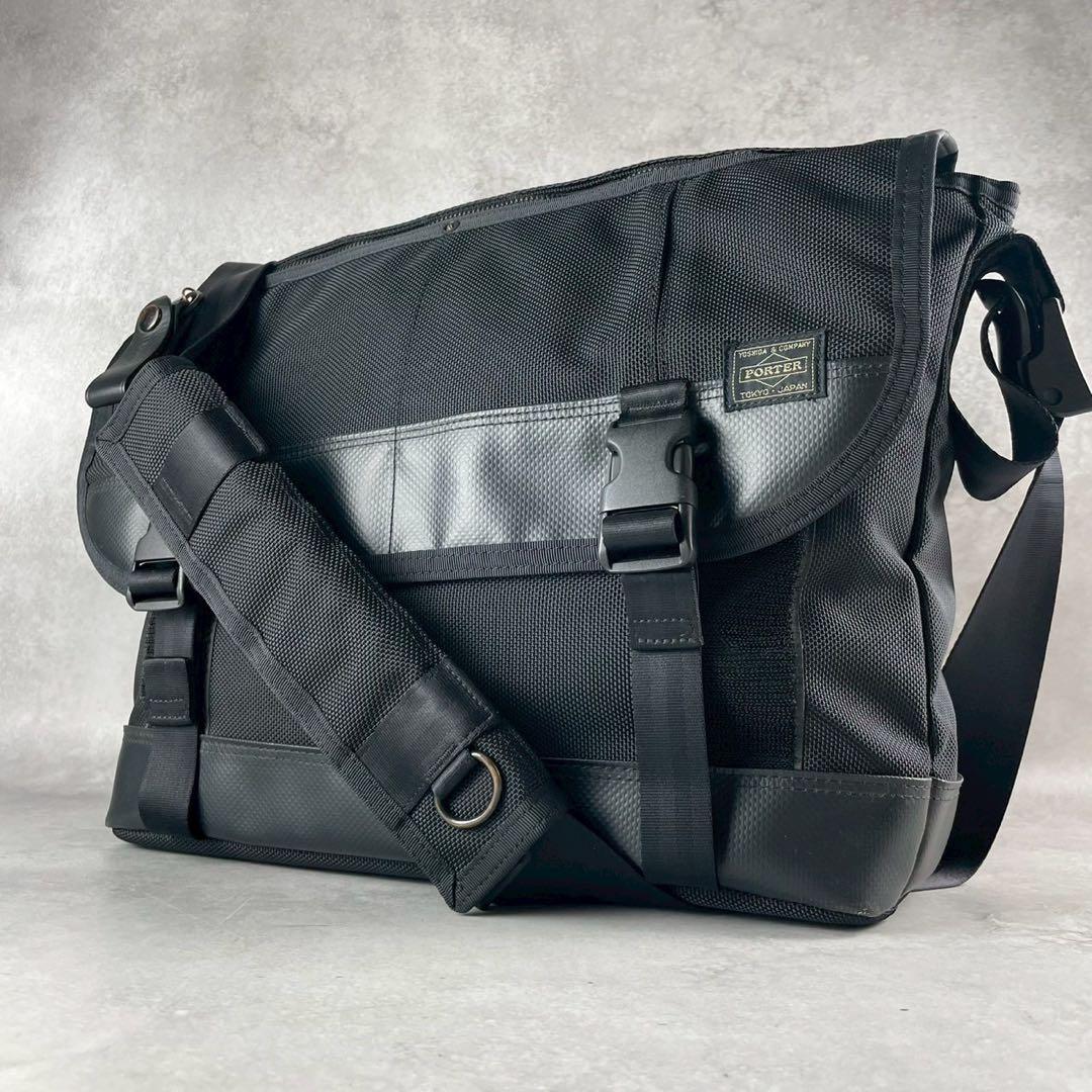 美品✨PORTER HEAT MESSENGER BAG(L) ショルダーバッグ