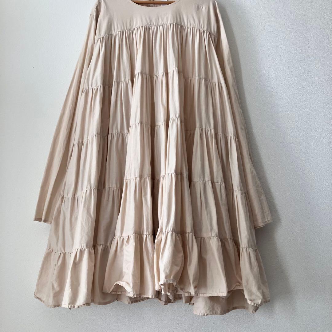 Merlette マーレットSOLIMAN ソリマン ライトベージュ ワンピース