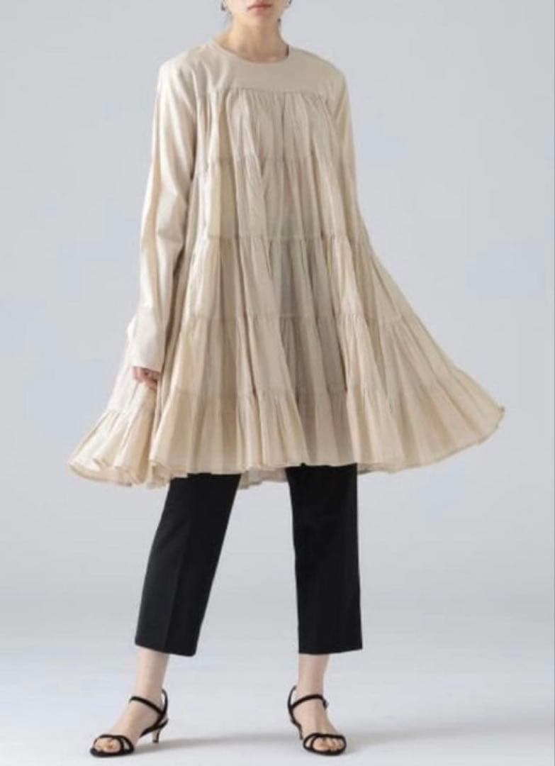 Merlette マーレットSOLIMAN ソリマン ライトベージュ ワンピース