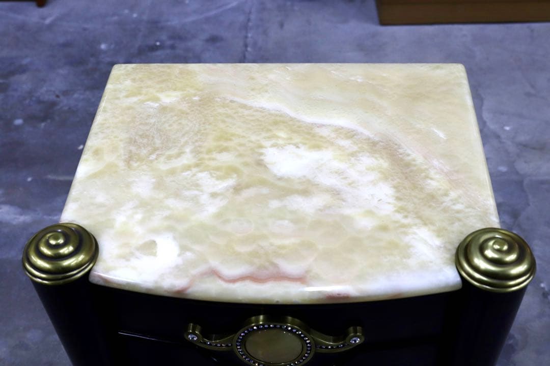 GMIS144A○クラシック アンティーク調 ベッドサイドテーブル エンドテーブ