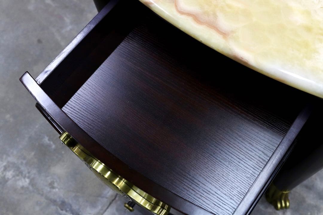 GMIS144A○クラシック アンティーク調 ベッドサイドテーブル エンドテーブ