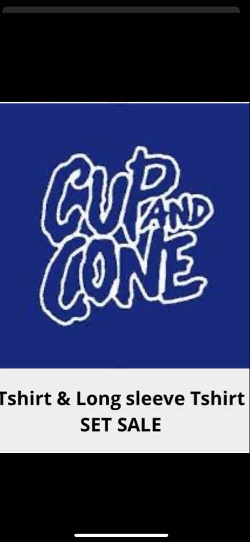 cup and cone Tシャツ ロングスリーブ半袖T 5枚セット まとめ売り