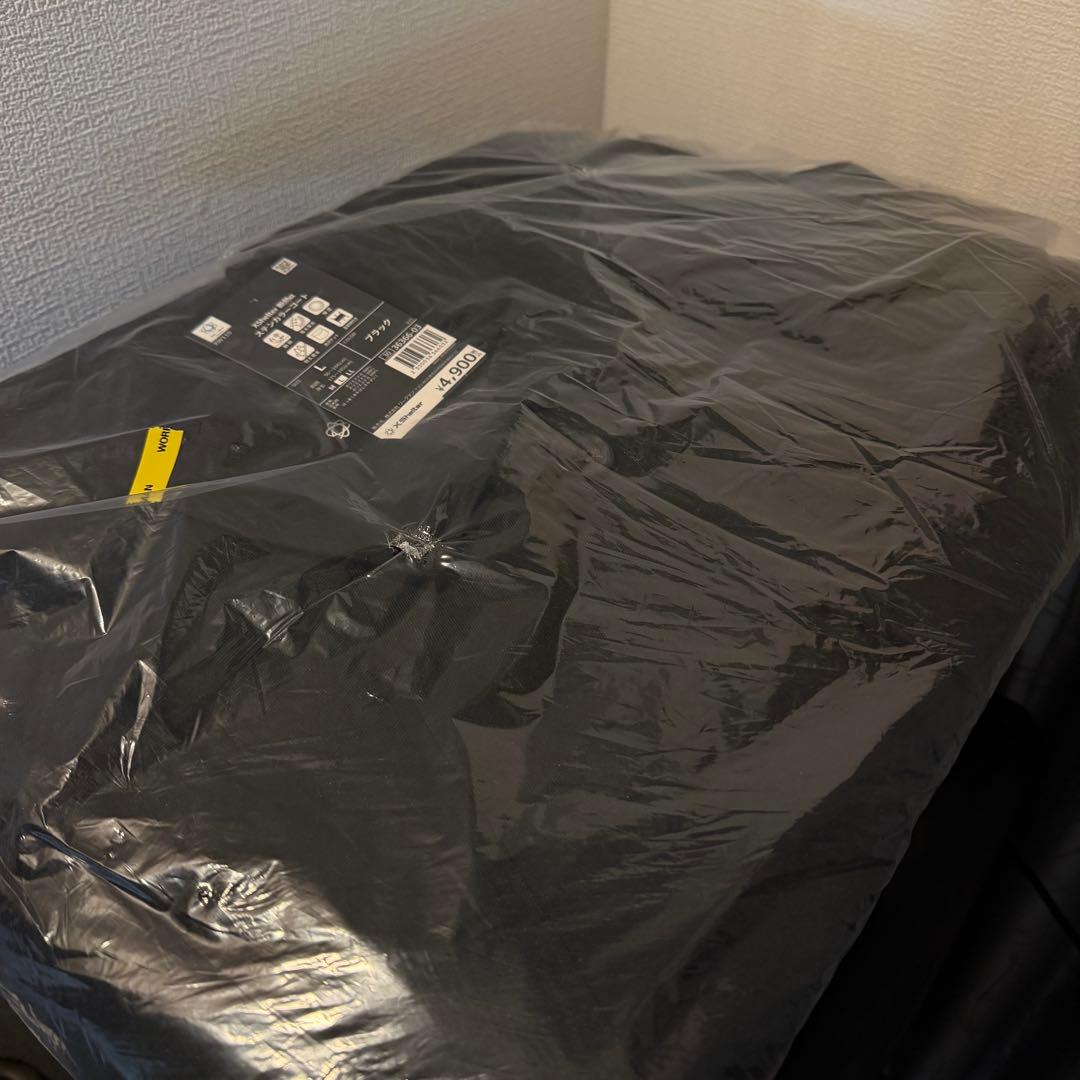 XShelter ステンカラーコート L ブラック