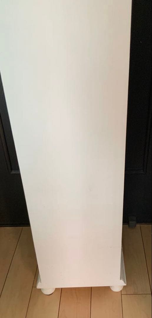 中古　美品　アンティーク　フランス　ホワイト 木製ラック 1