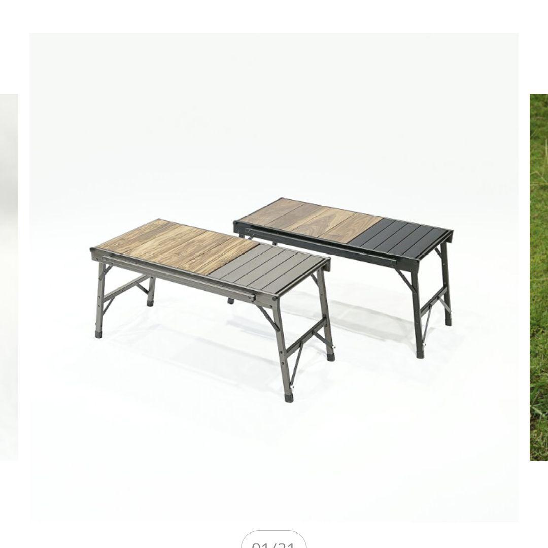 新品　RATELWORKS ウッドパネルテーブル　黒