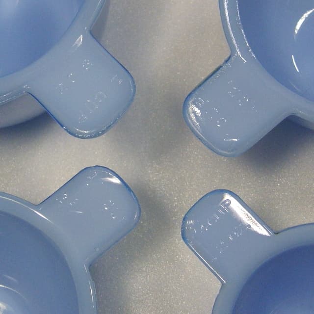 ジャネット デルファイトブルー メジャリング 4cup set 1930's