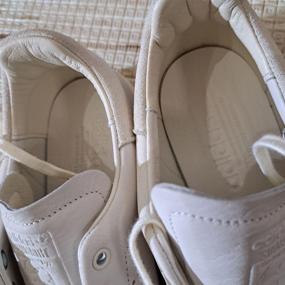 新品未使用 スタンスミス上位モデル LUX 本革 クリーム色 27.5cm