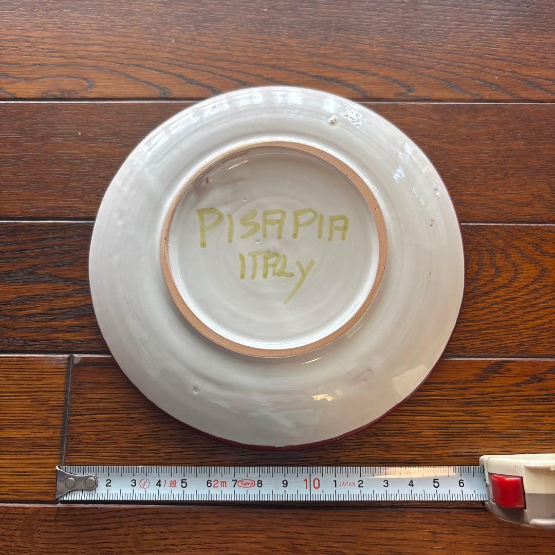 【希少】Pisapia Italy 陶器　花柄プレート6枚 カップ＆ソーサー5客