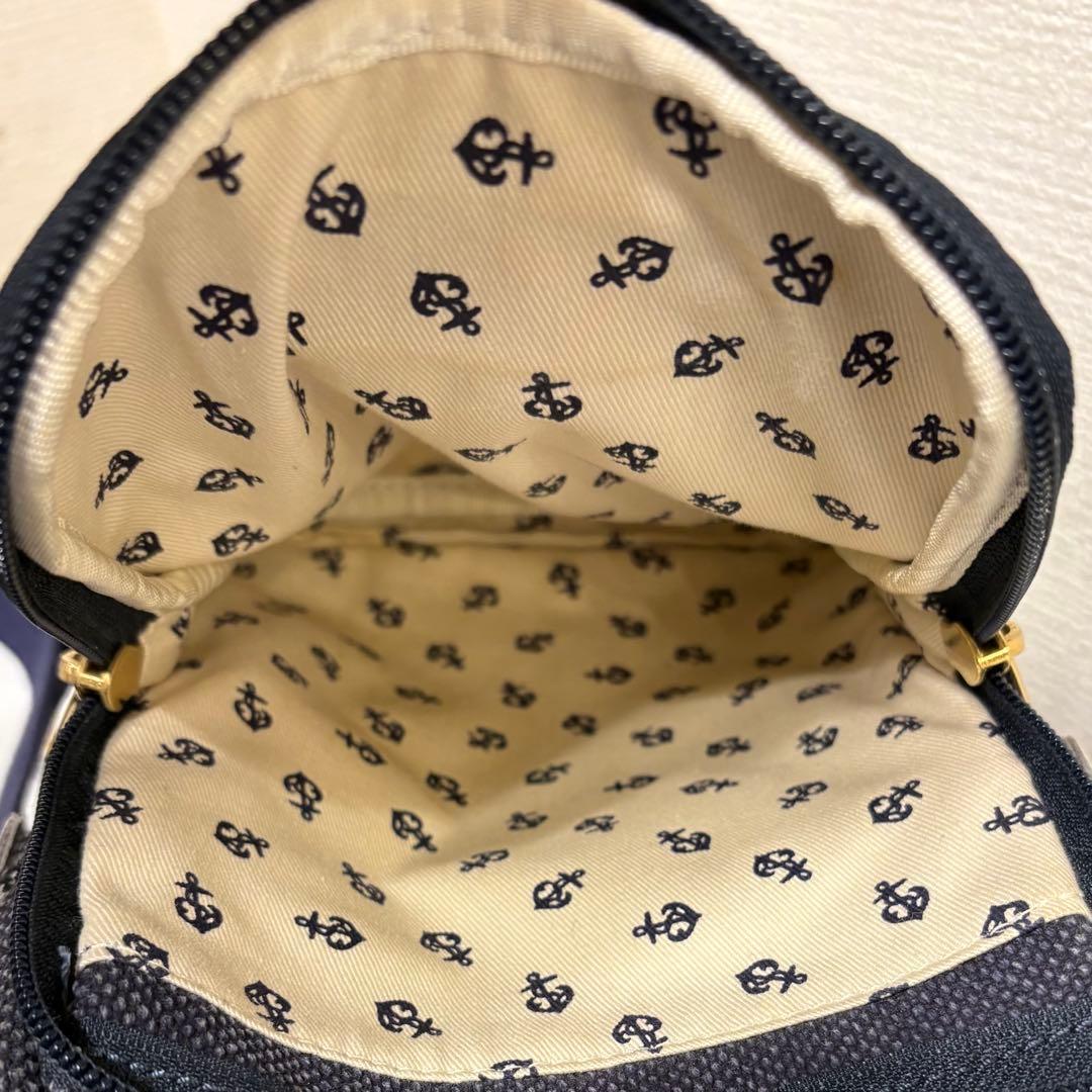 muta MARINE × bonfanti ボディバッグ キャンパス　ネイビー