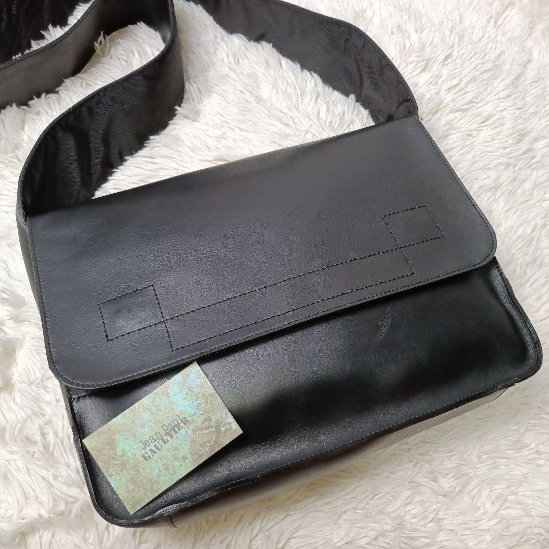 希少■Jean Paul GAULTIER オールレザー ショルダーバッグ