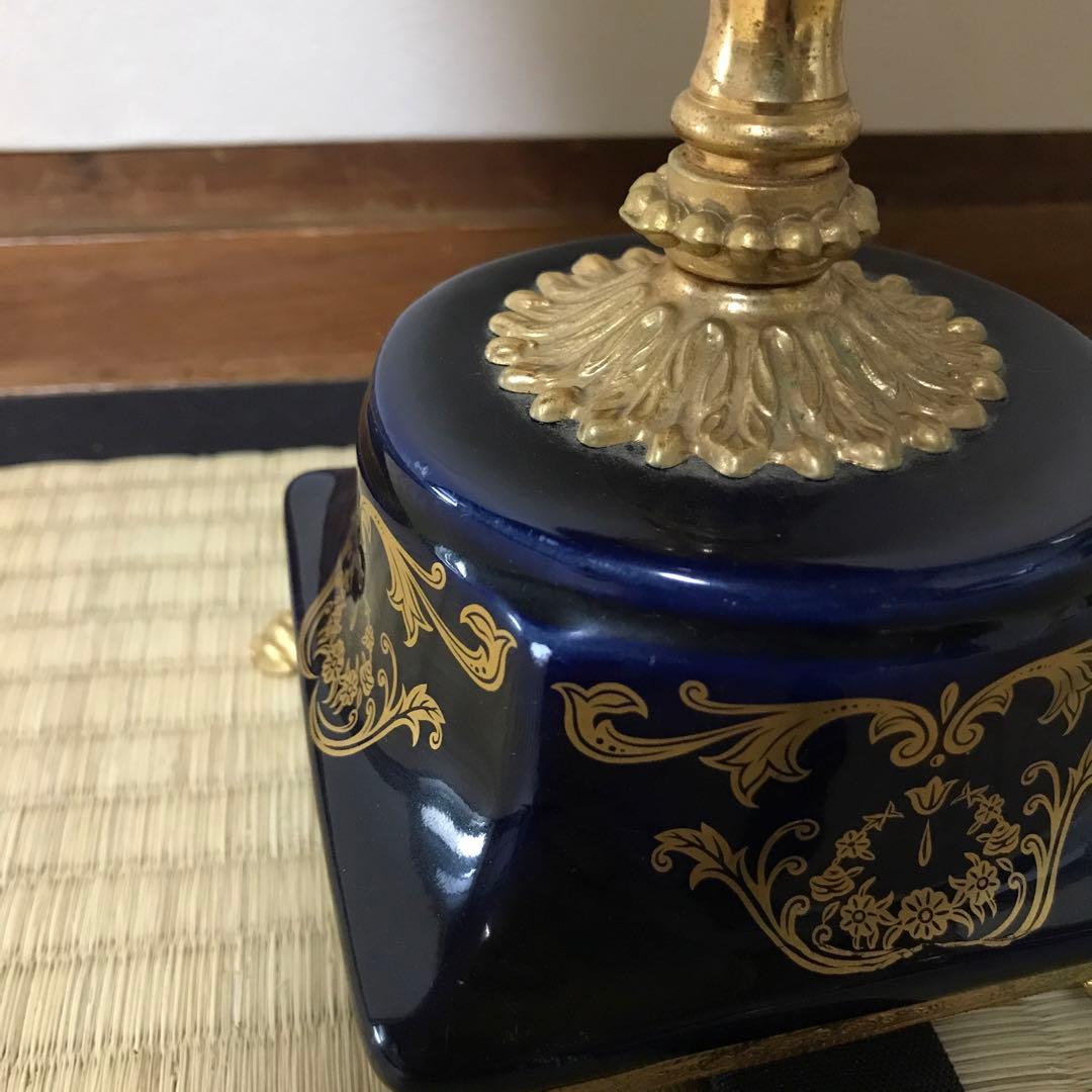 金彩 西洋花瓶 色絵花瓶 飾り壺 高約51cm