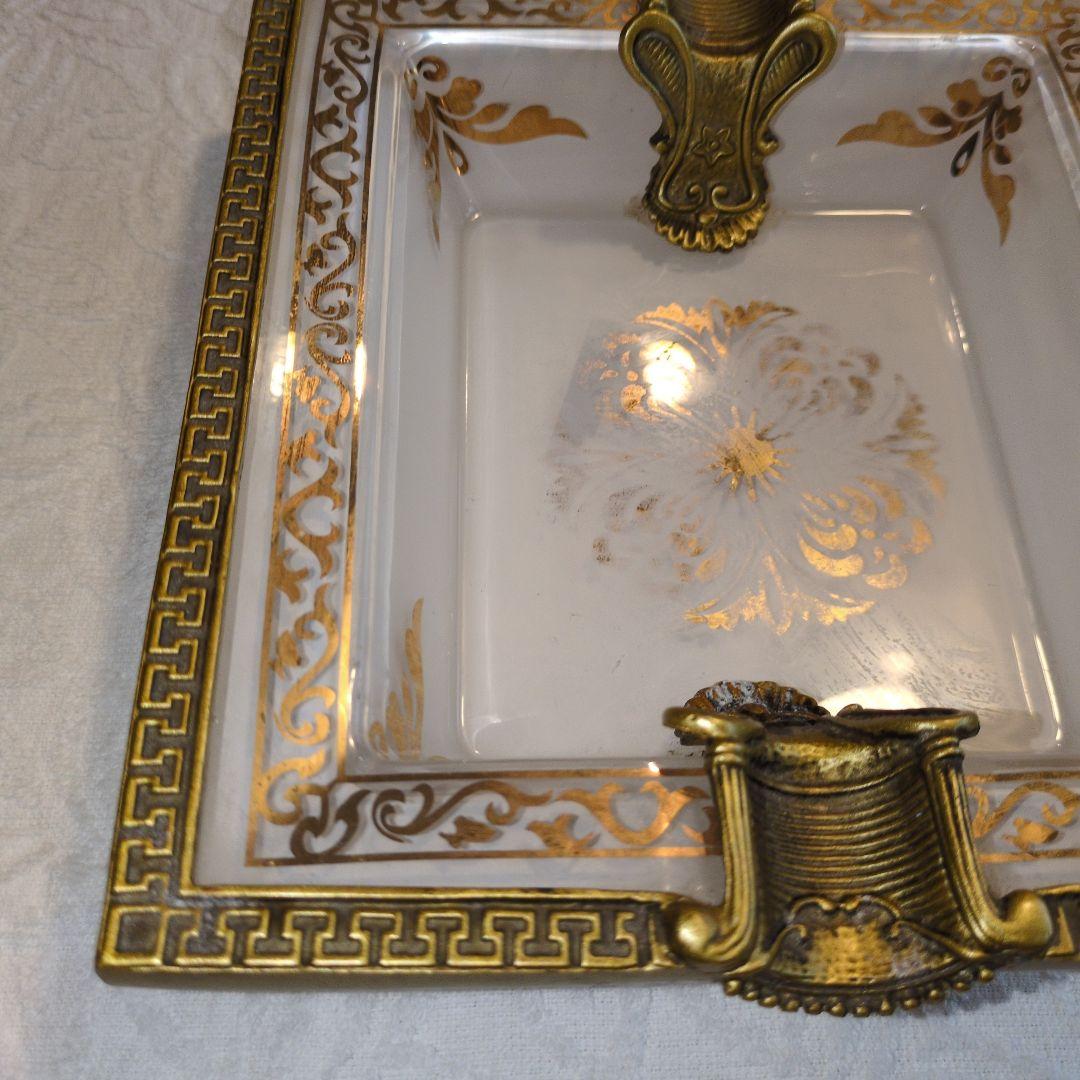 再お値下げしました!ＺARAホーム、アンティーク風灰皿、希少。お洒落な小物入れ