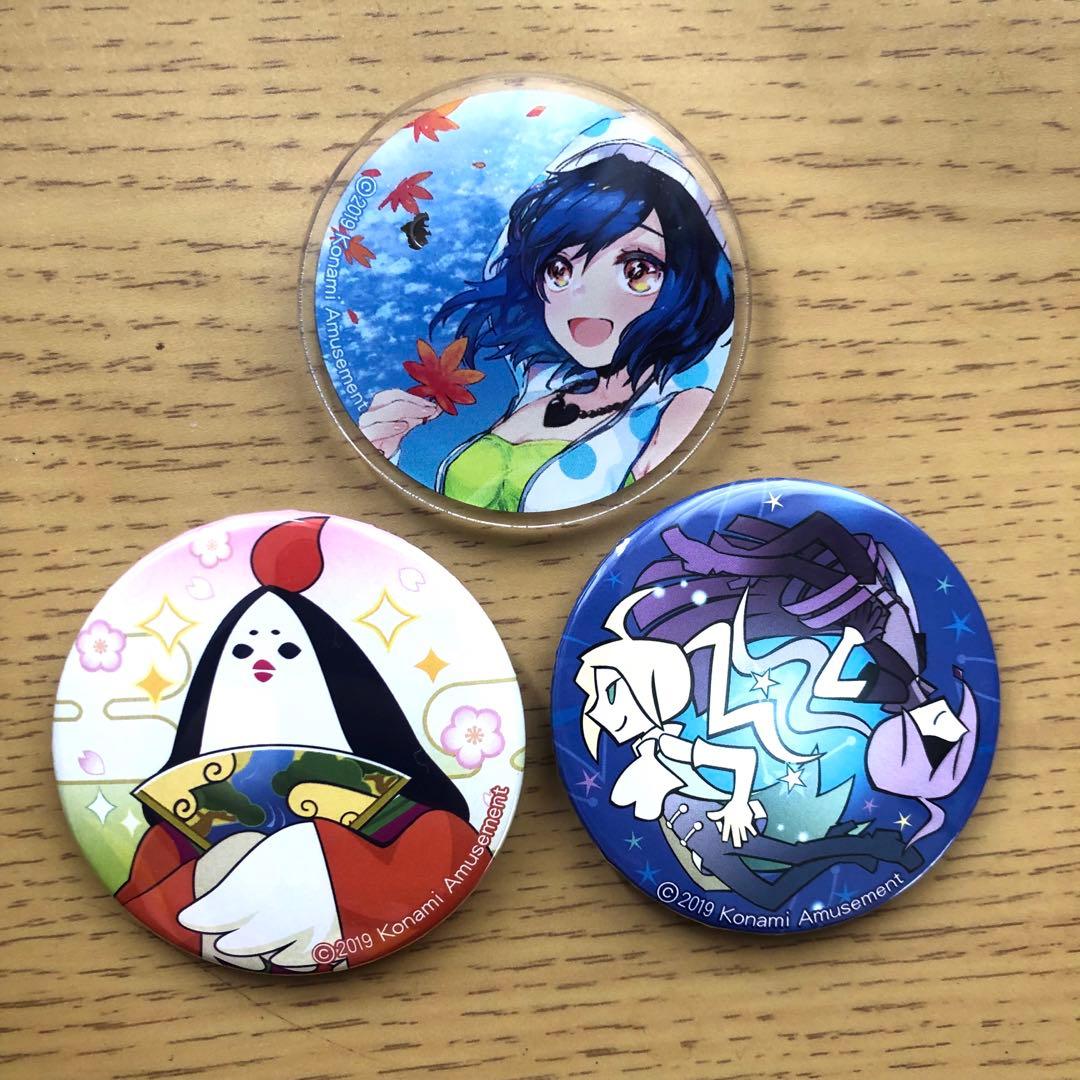 チ*ズ様 KONAMI 缶バッチ JAEPO ノーヴァ ベラ エミ ポップン D