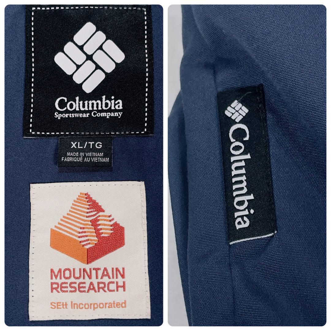 【極美品•XL】 マウンテンリサーチ×コロンビア フィッシングベスト ネイビー