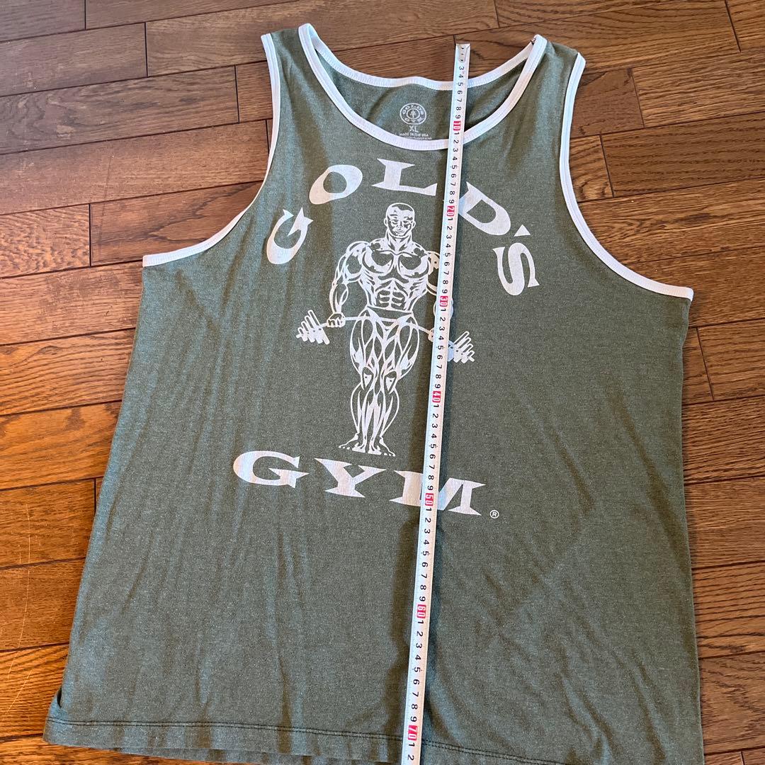 ゴールドジム　リンガータンクトップ　gold's gym 鈴木雅　グリーン　緑