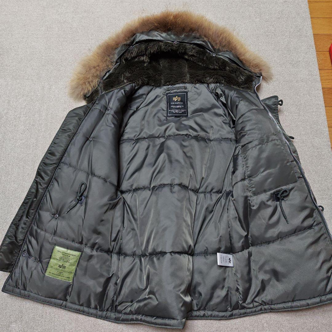 ✨美品✨アルファALPHA N-3B フライトジャケット【L】カーキモッズパーカ