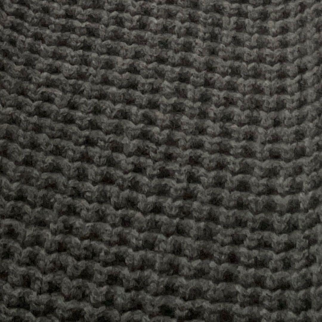 Deuxieme Classe バスケット編みクルーネックニット　コットンウール