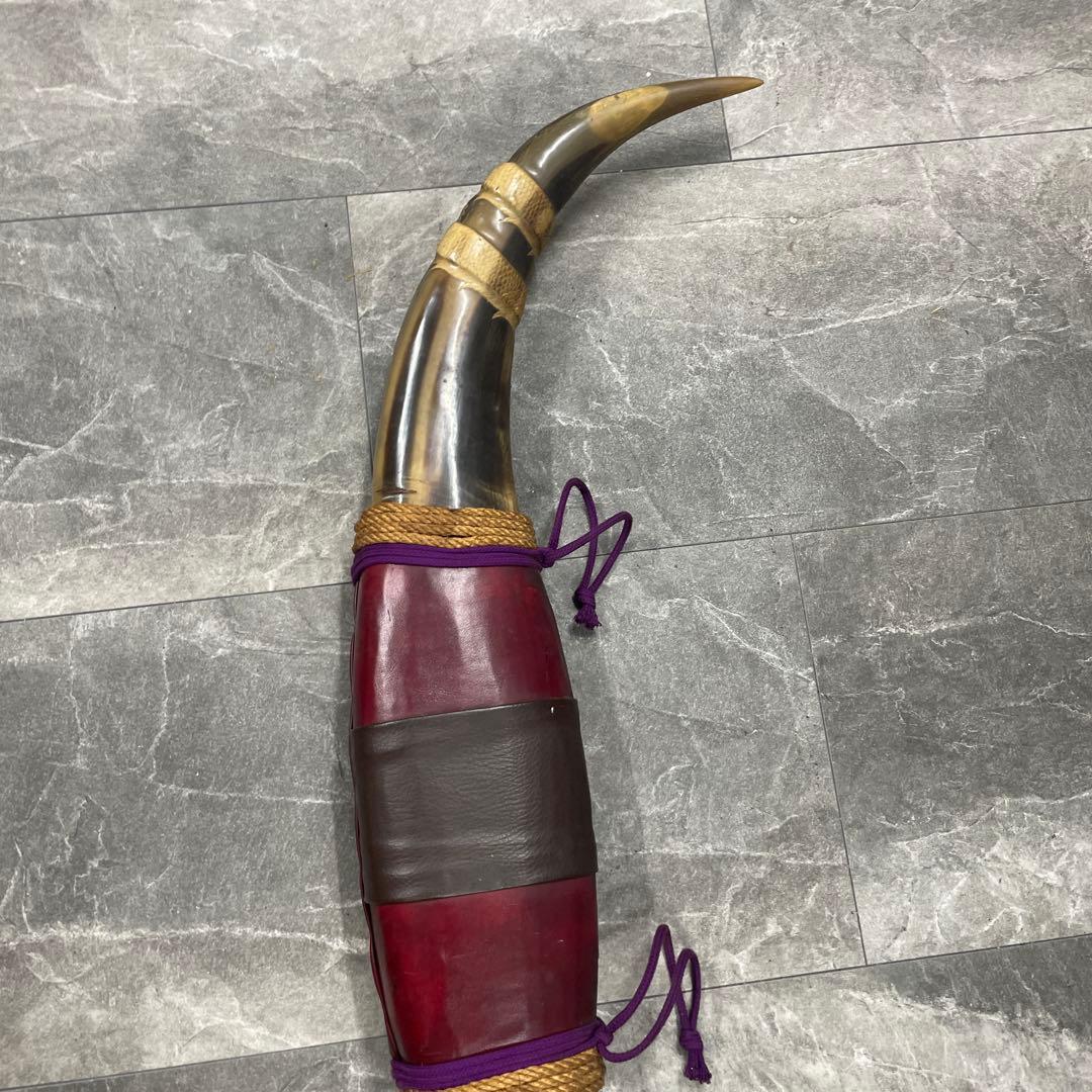 水牛の角　龍の彫刻　オシャレな彫り　インテリア　置物　希少　レア　限定価格　強者