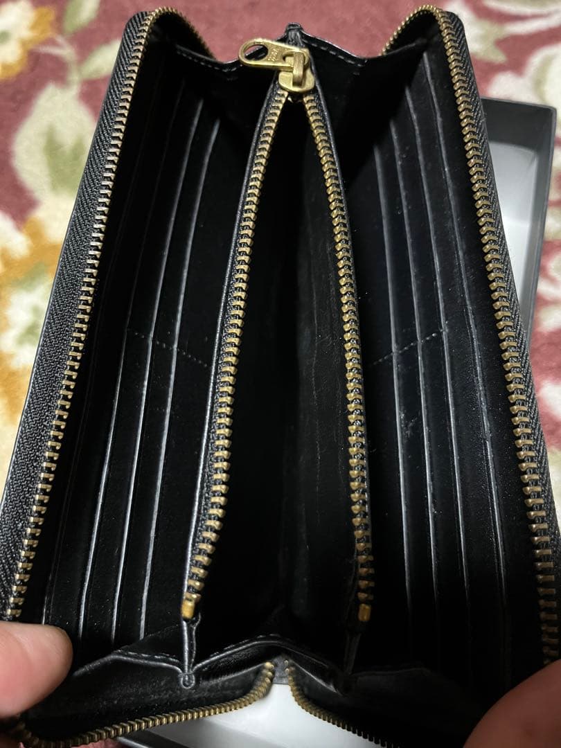 COMME des GARÇONS ブラック長財布 クラッチバック