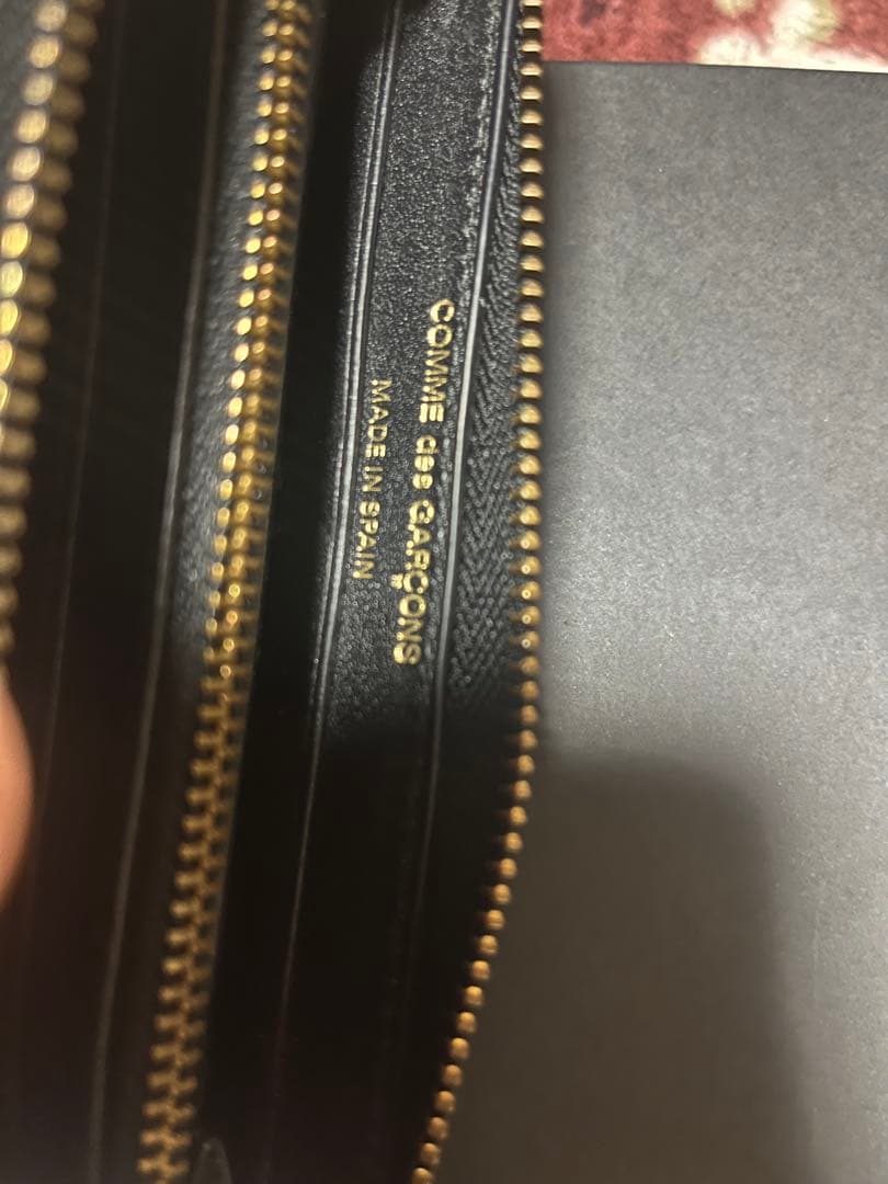 COMME des GARÇONS ブラック長財布 クラッチバック
