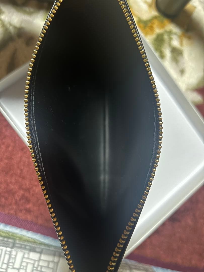 COMME des GARÇONS ブラック長財布 クラッチバック