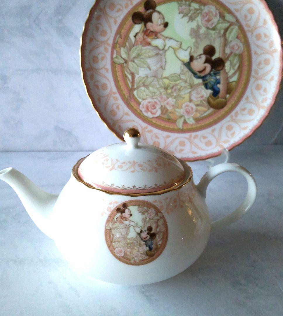 希少東京ディズニーシー ティーポット カップ&ソーサー 小皿 大皿 ノリタケ