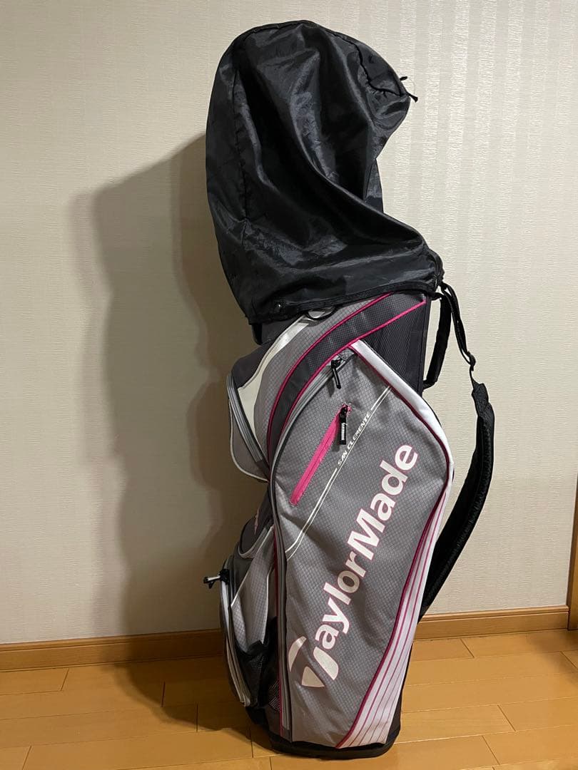 TaylorMade 超軽量2.3Kg キャディバッグ14分割グレー/ピンク