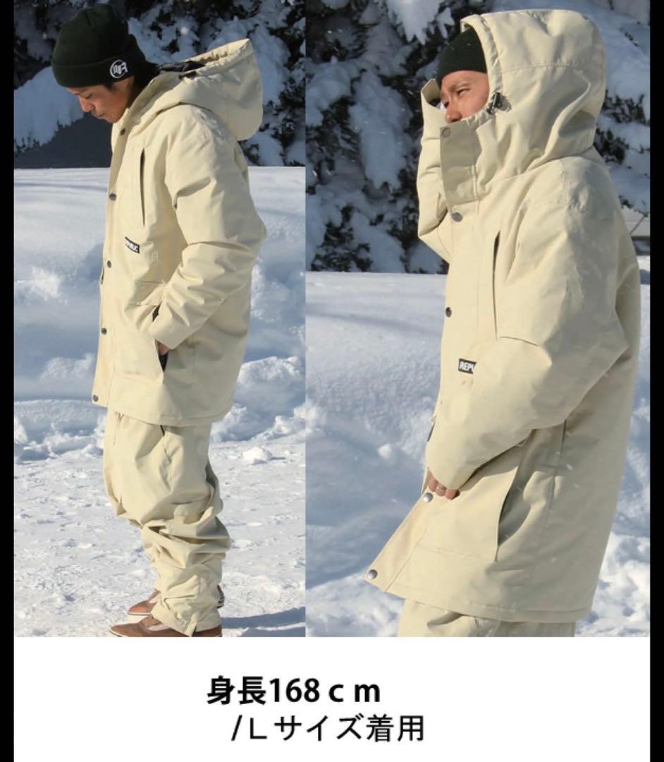 スノーボード REPUBLIC&CO NAUGHTY MOUNTAIN PARKA Black