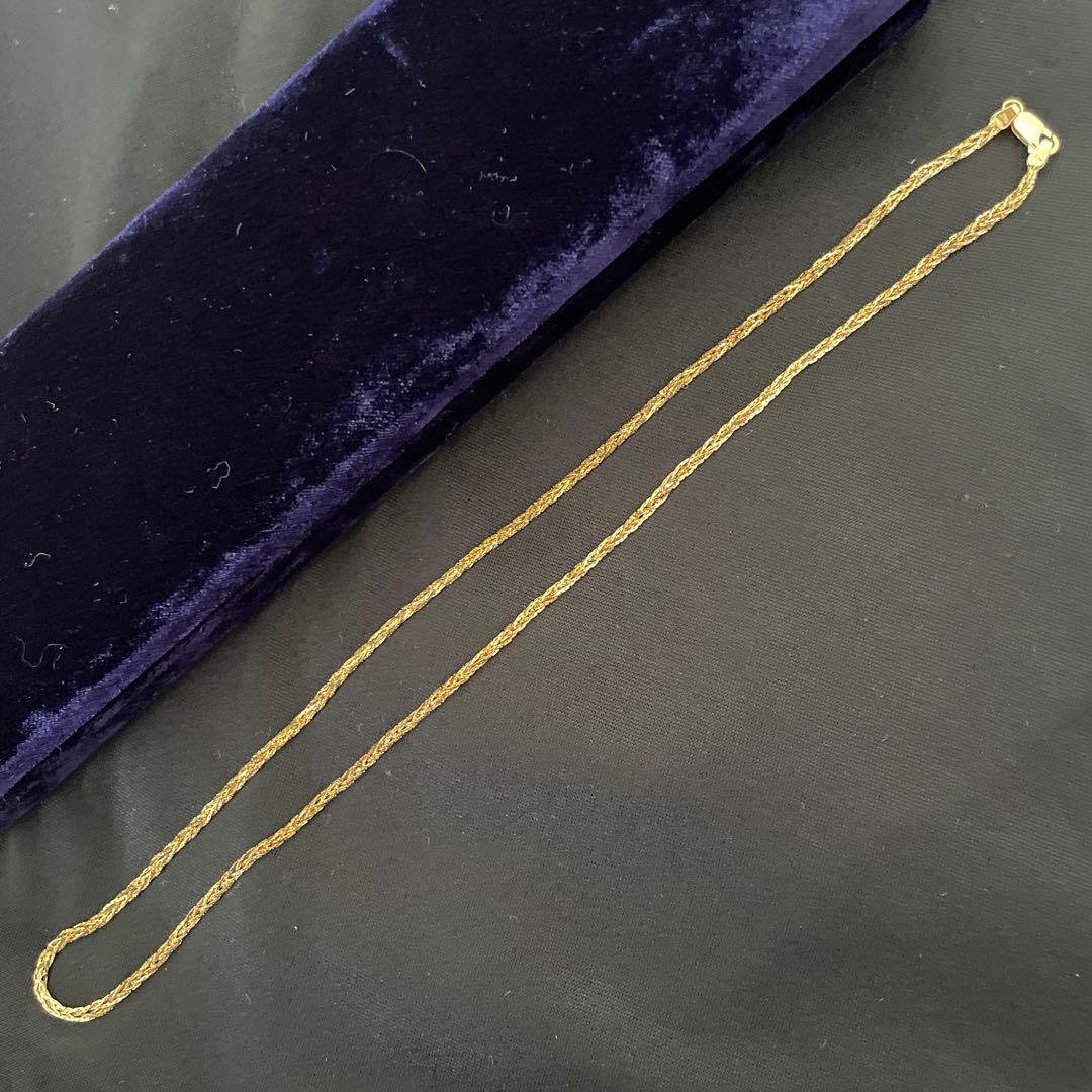 K18 ネックレス 総8g 50cm YG 喜平