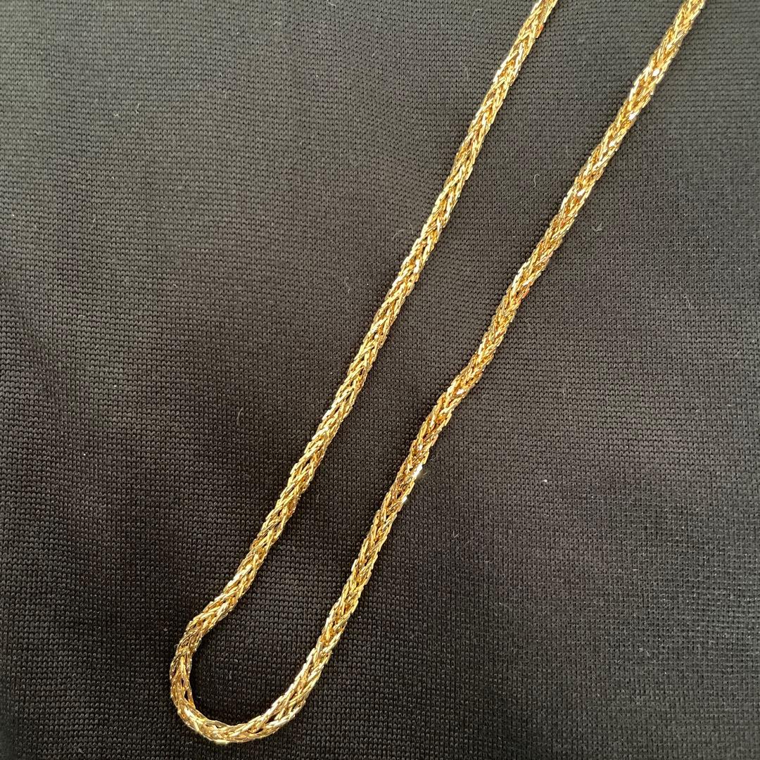 K18 ネックレス 総8g 50cm YG 喜平