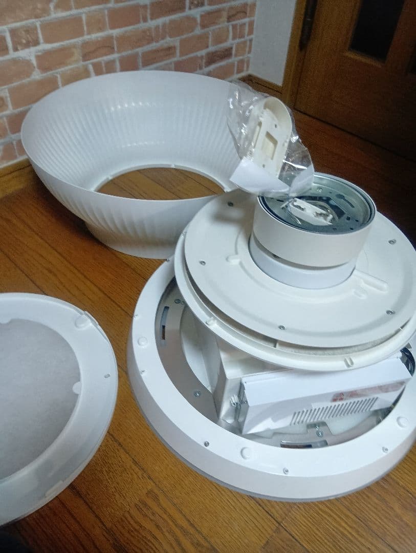 美品！富士工業C-PT511-W脱煙機能付照明