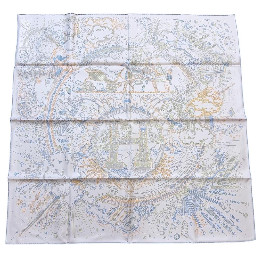 ◇エルメス◇カレ90/スカーフ/プリーズ・ホールド・ザ・ライン/タグ付き/希少品