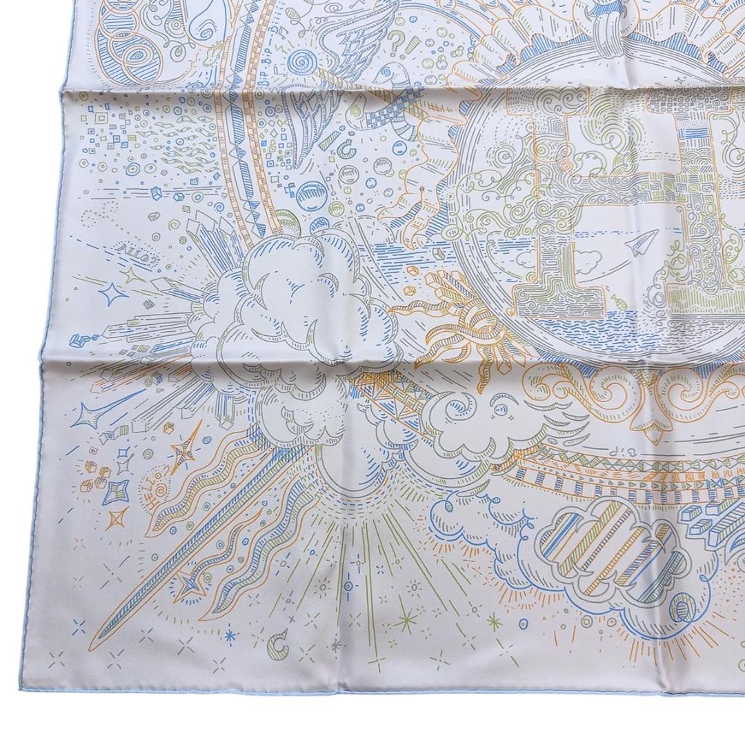 ◇エルメス◇カレ90/スカーフ/プリーズ・ホールド・ザ・ライン/タグ付き/希少品