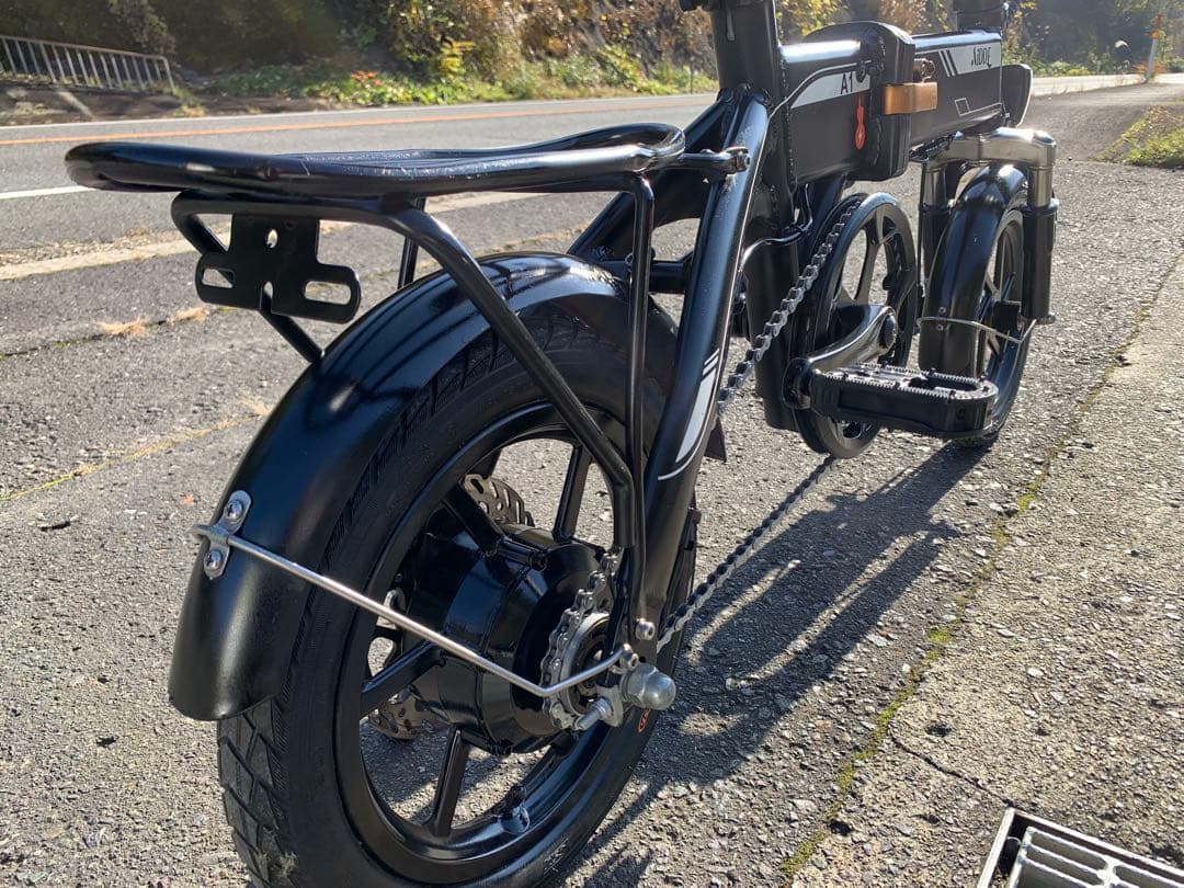 動作確認済 送料無料AiDDE ディスク式MTB 折りたたみ電動自転車A1