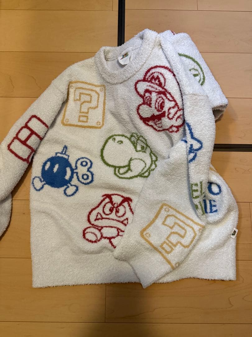 ジェラートピケスーパーマリオ ルームウェア 上下セット