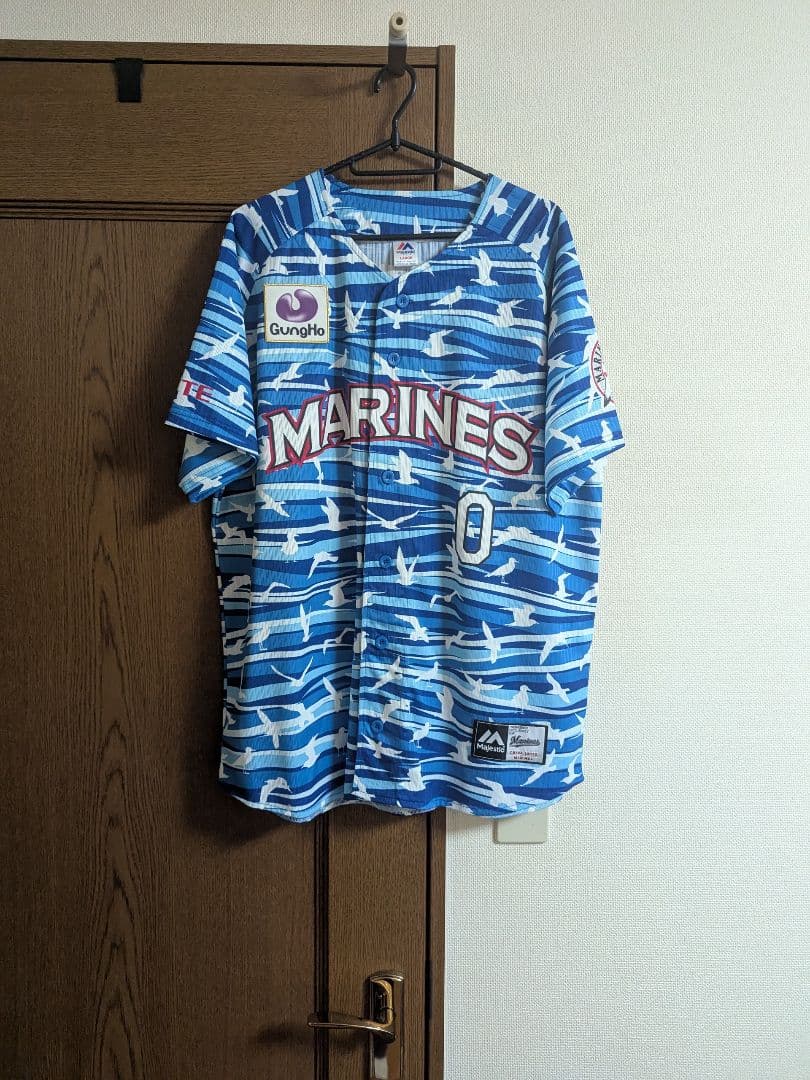 #激レア千葉ロッテ #0 荻野選手 マリフェス、サマフェス サイズL 5枚セット