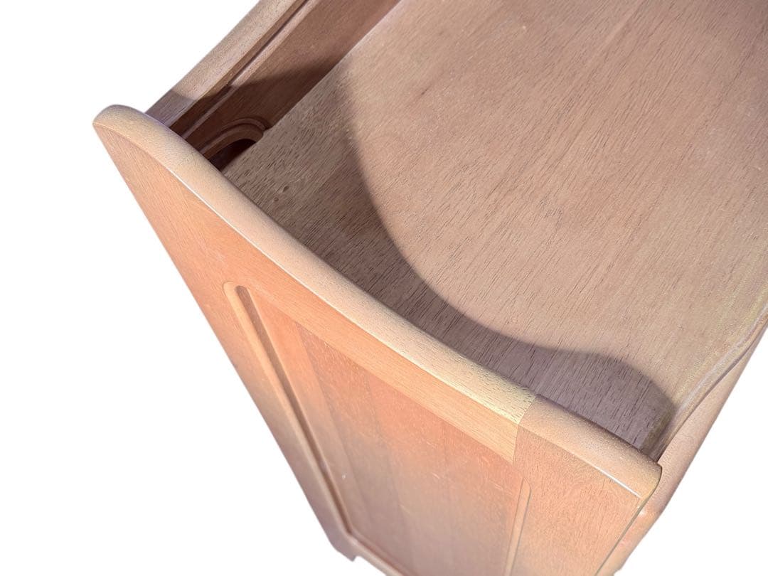 オールドカリモク karimoku キャビネット収納 彫刻 希少