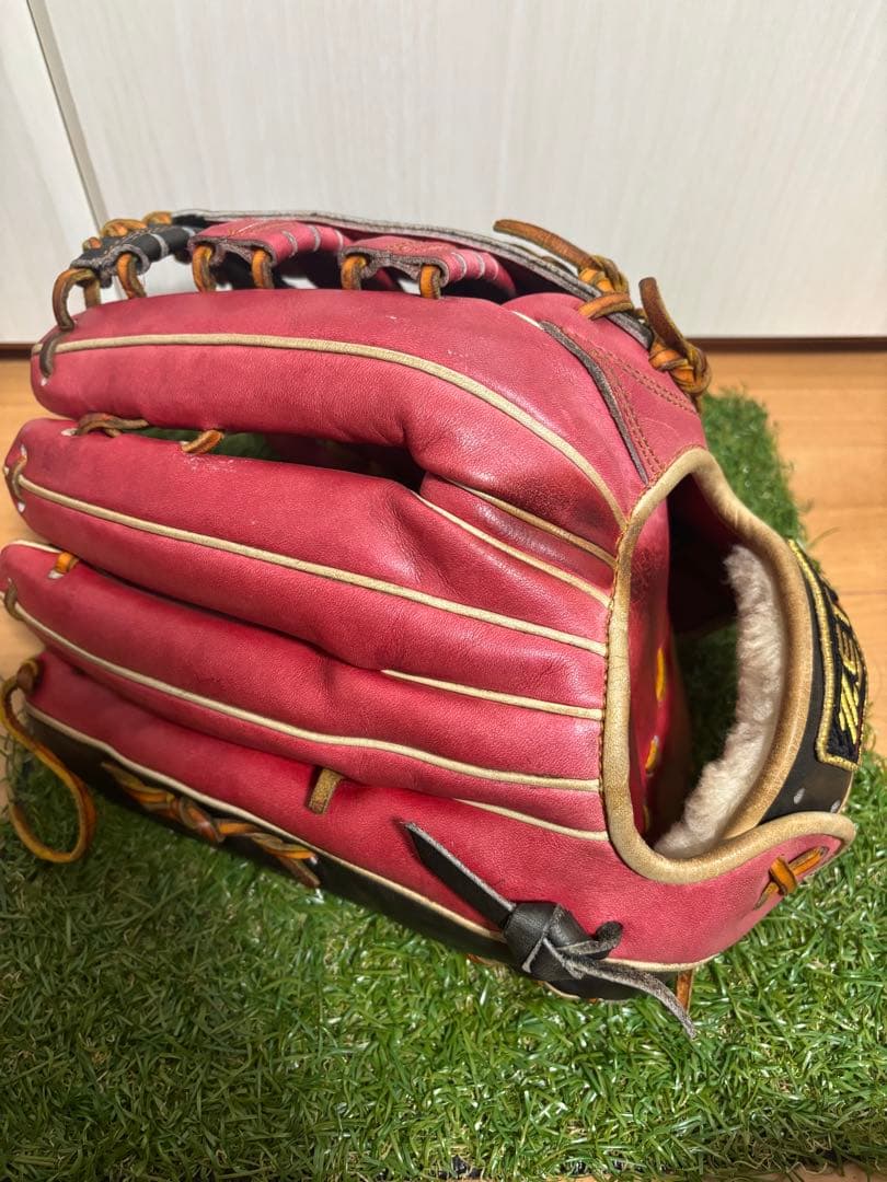 プロ支給品　実使用　末包昇大　広島カープ　ゼット　プロステイタス　外野手　コユニ