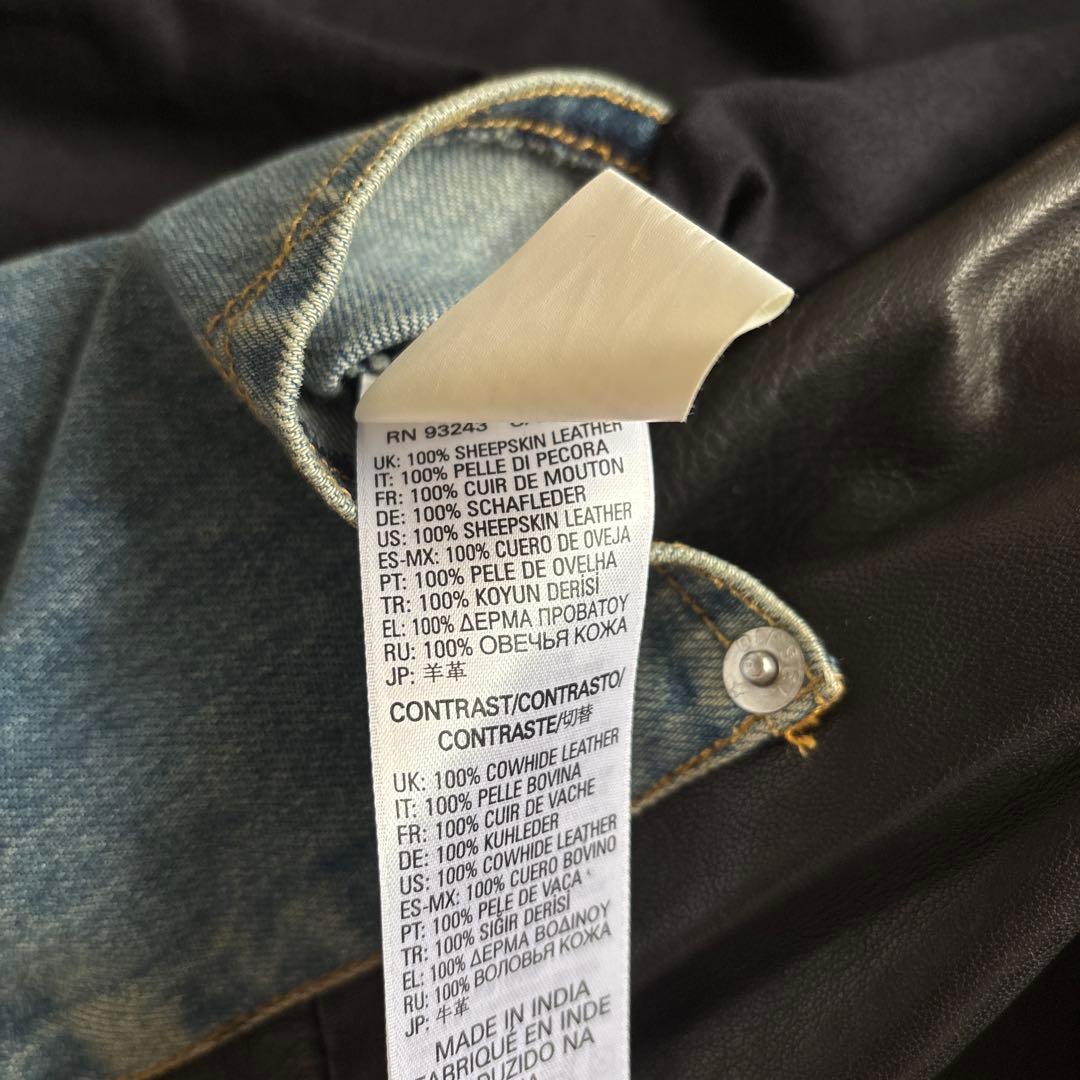 DIESEL ブラック レザージャケット