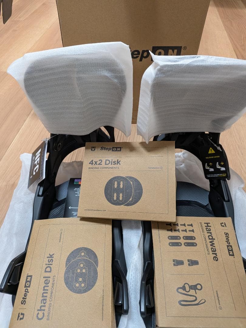 ATLAS STEP ON ビンディング Mサイズ ブラック 新品未使用