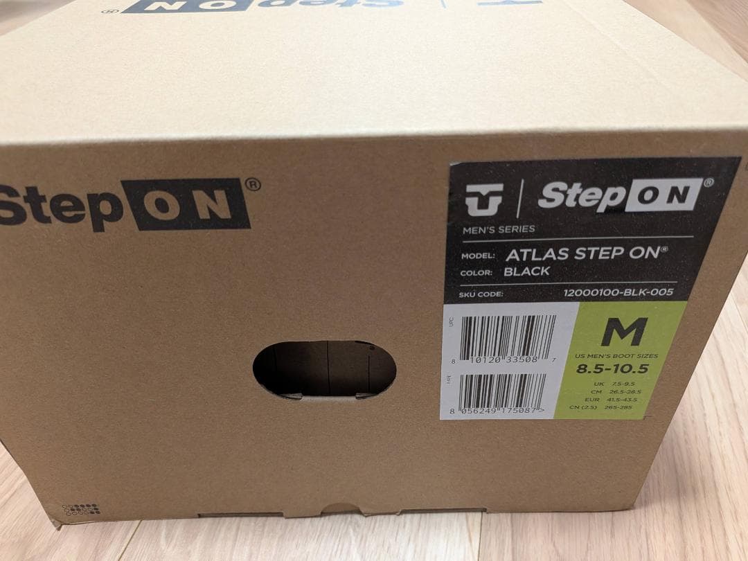 ATLAS STEP ON ビンディング Mサイズ ブラック 新品未使用