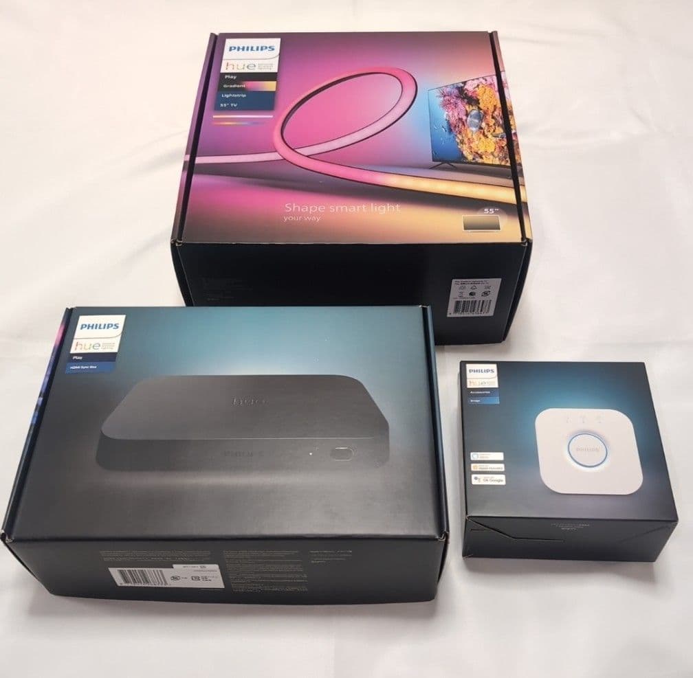 【美品】PHILIPS Hue Sync Box LEDテープライト ブリッジ