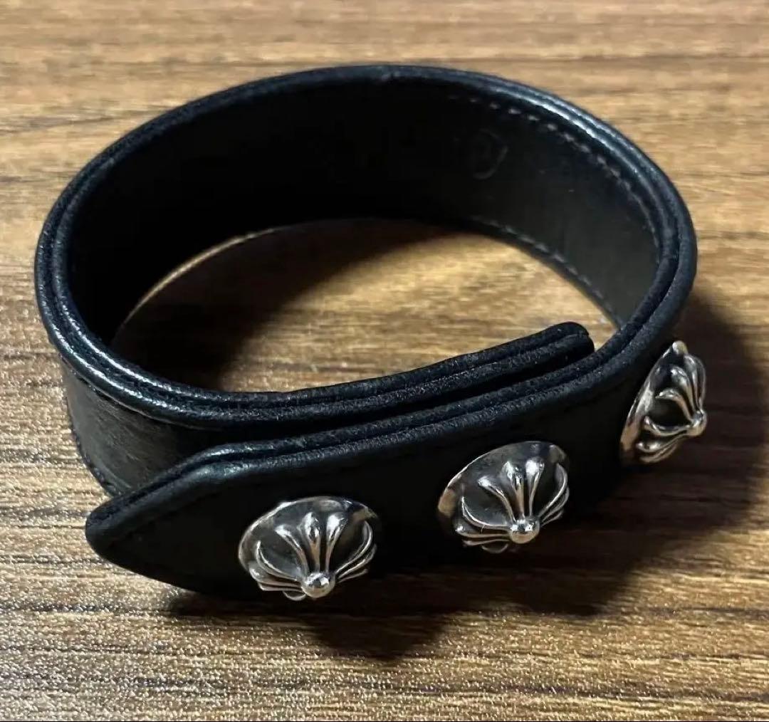 Chrome Hearts 3ボタン2スナップブレスレット クロムハーツ