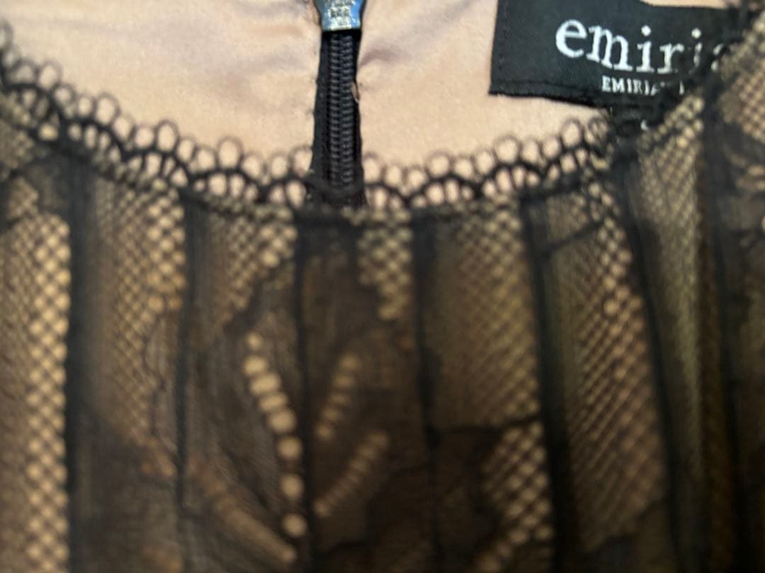 エミリアウィズ　emiriawiz レース　黒　ワンピース