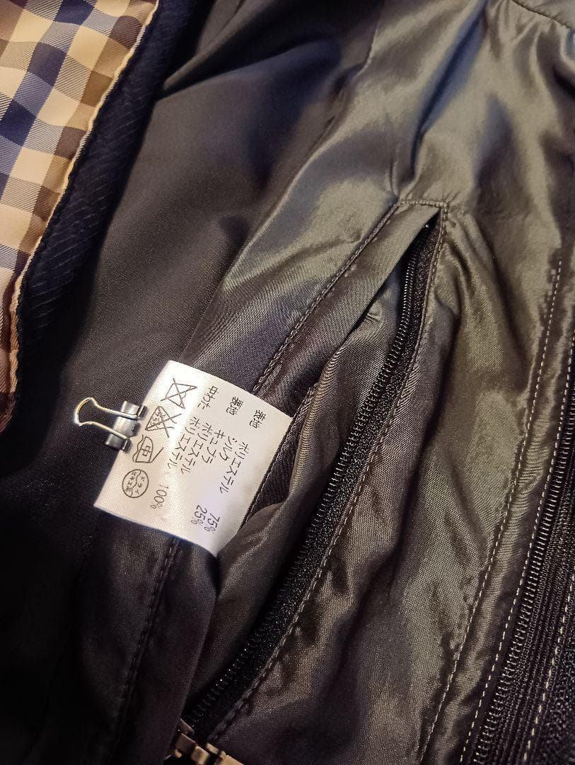 【美品】 aquascutum ライナー付き ステンカラーコート